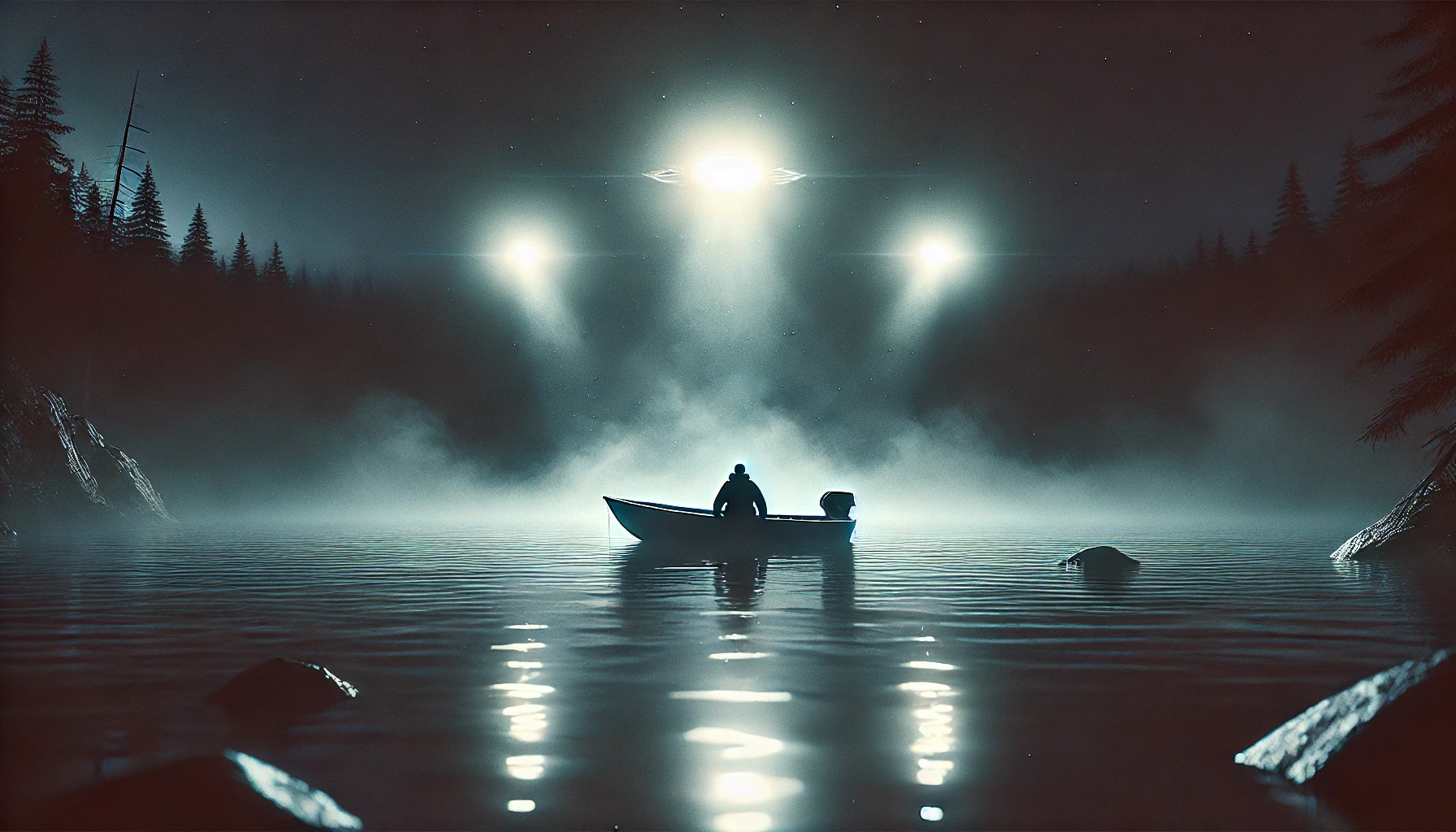 The Lights Over Lake Serpent - Conspiracy Tale Image