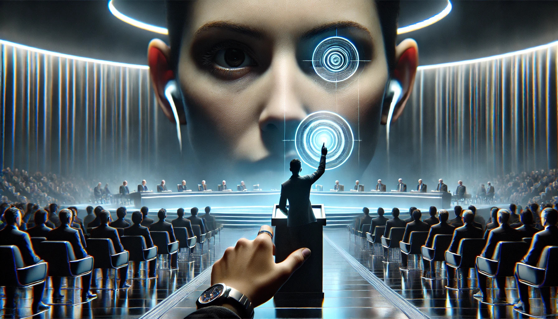 They Speak Without Blinking - Conspiracy Tale Image
